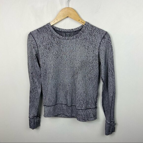 Lululemon Rush Hour Long Sleeve Running Pullover Top Size 2 Grey Running Shirt - Picture 8 of 12
